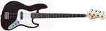 FENDER 032-6500-565 SQUIER STANDARD JAZZ BASS BLACK METALLIC