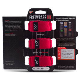 GRUVGEAR FRETWRAPS  LG RED